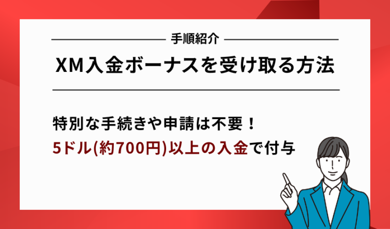 XM入金ボーナスを受け取る方法