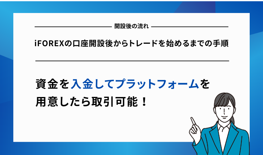 iFOREXの口座開設後からトレードを始めるまでの手順