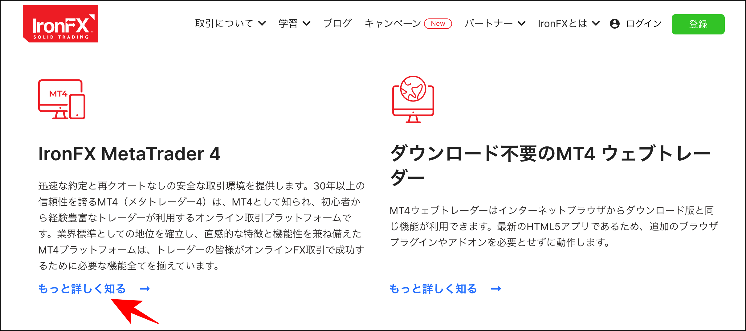 IronFXの口座開設後から取引開始までの流れ