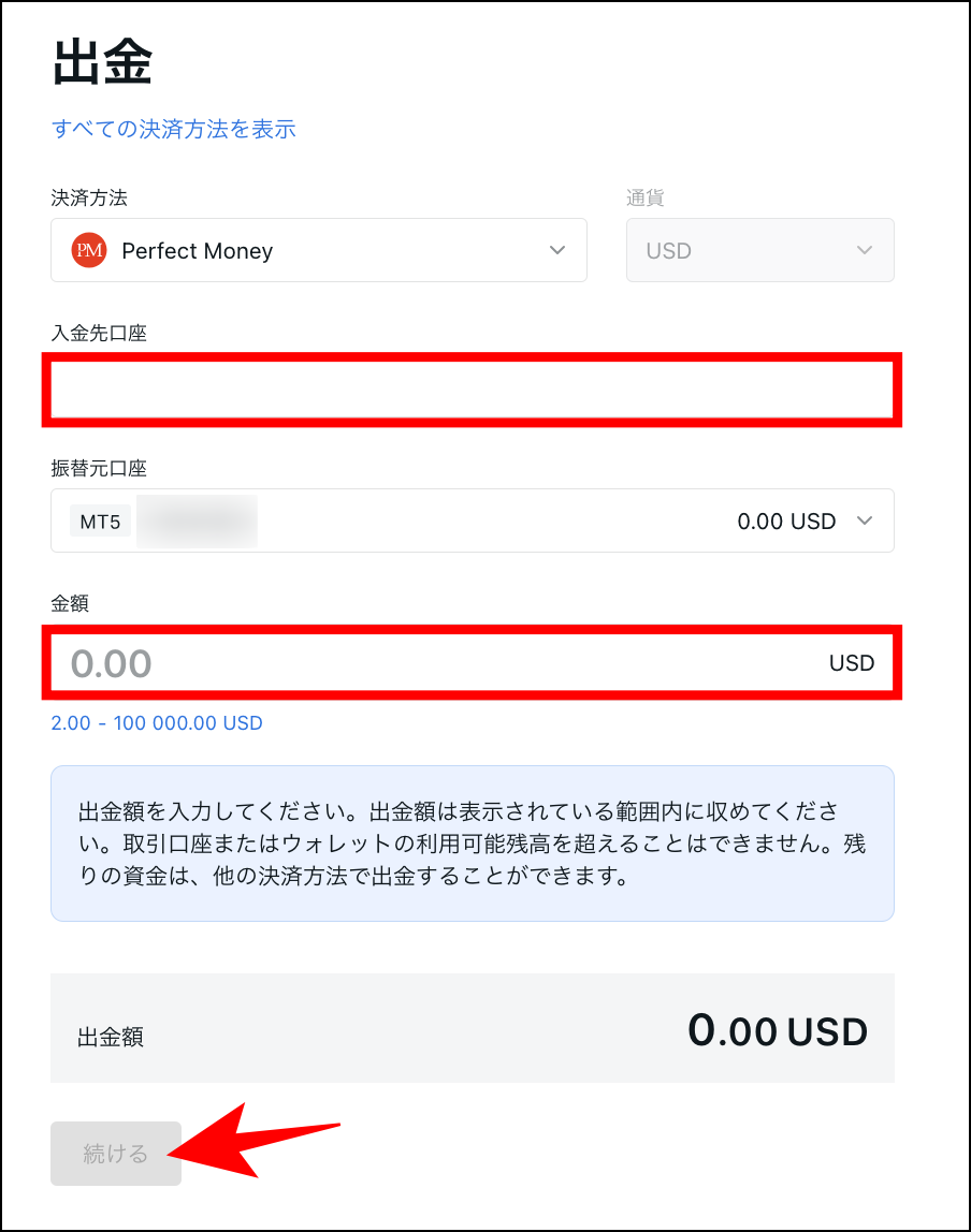 ExnessのPerfect Money出金の概要と手順