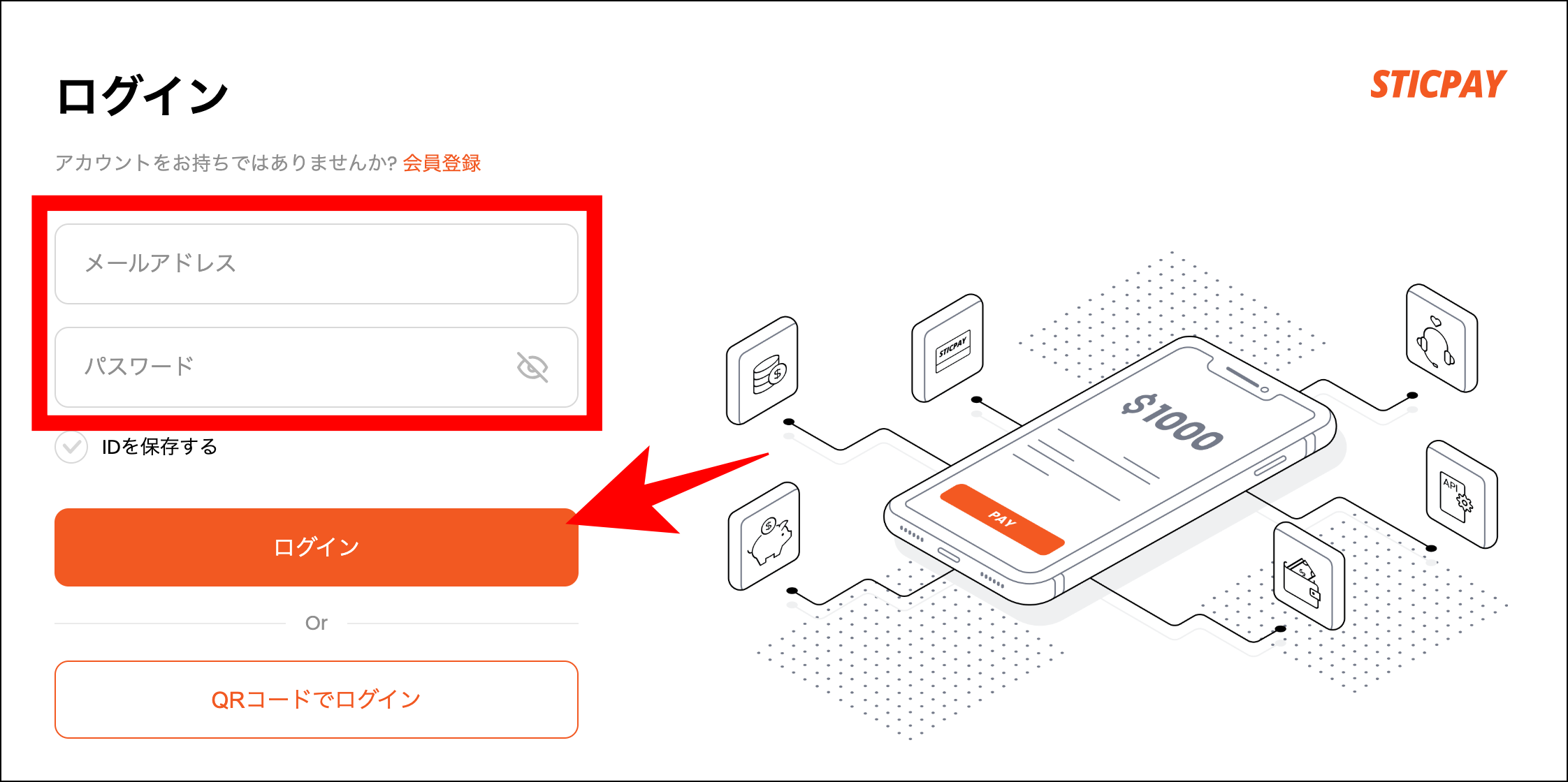 ExnessのSticPay入金の概要と手順