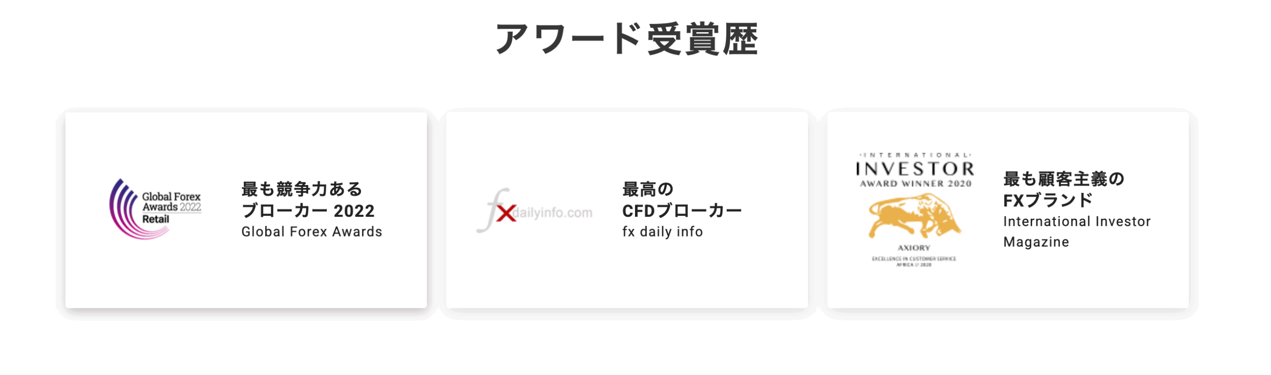 AXIORYアワード